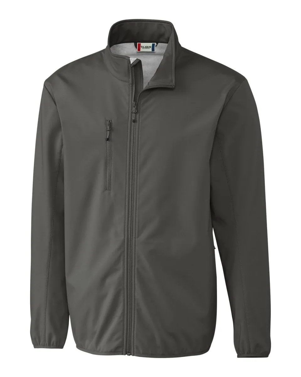 Clique Men's Trail Stretch Softshell Full Zip Jacket