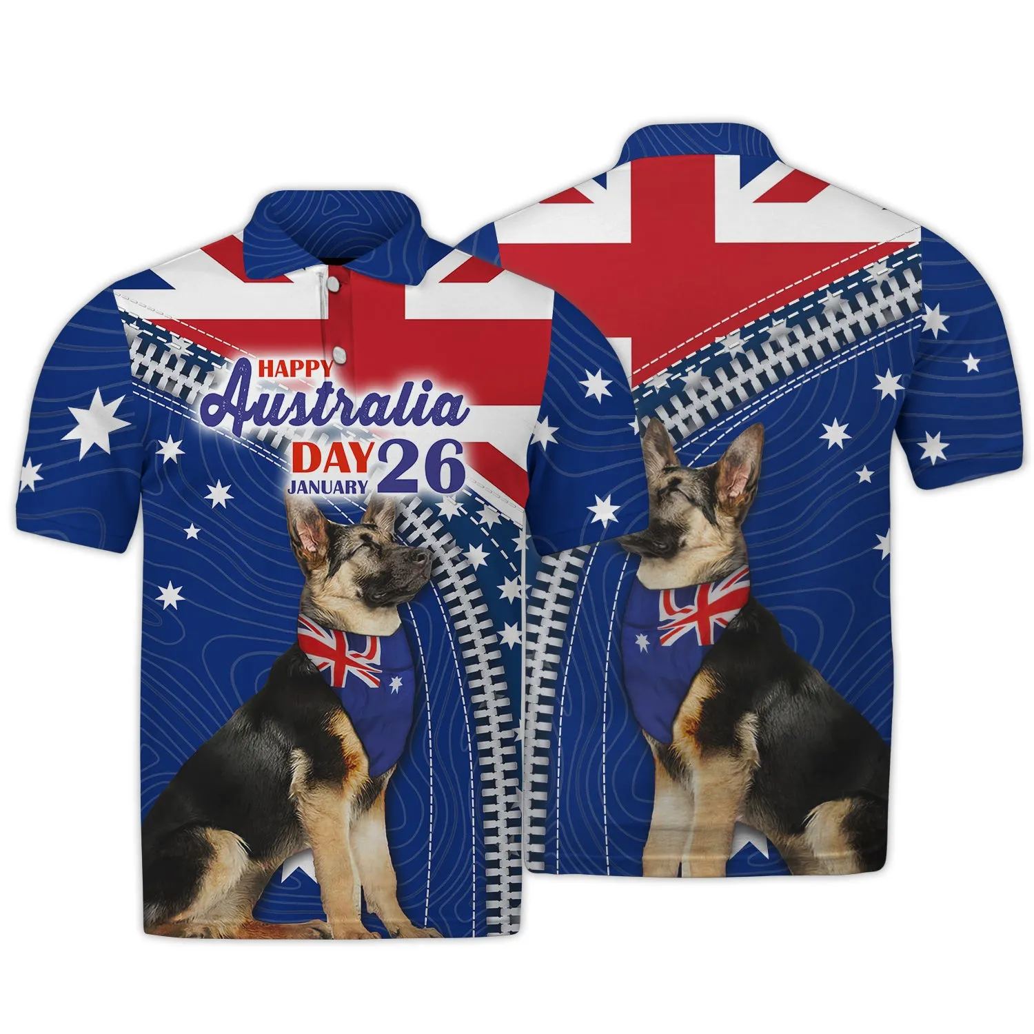 German Shepherd, Happy Australia Day