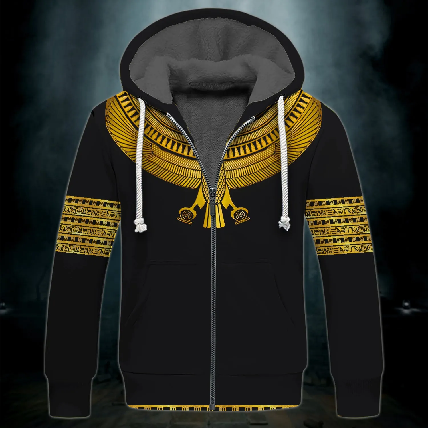 Golden Horus Black, Ancient Egypt 3D Shirts