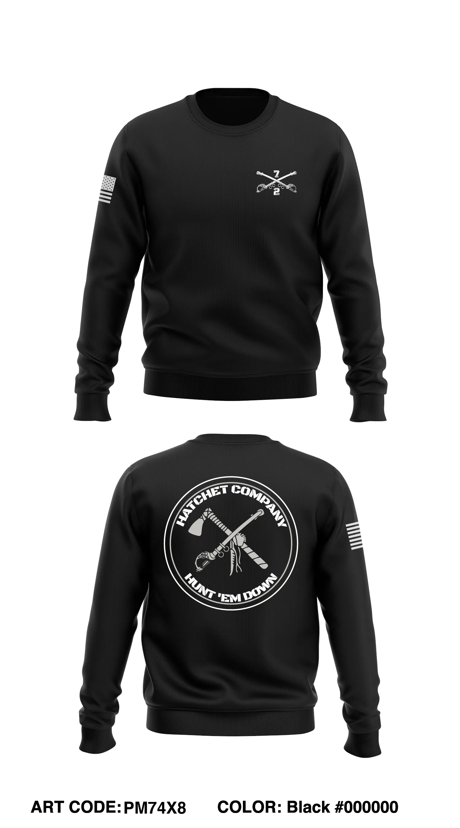 HHC, 2-7CAV, 3ABCT, 1CD Store 1 Core Men's Crewneck Performance Sweatshirt - PM74X8