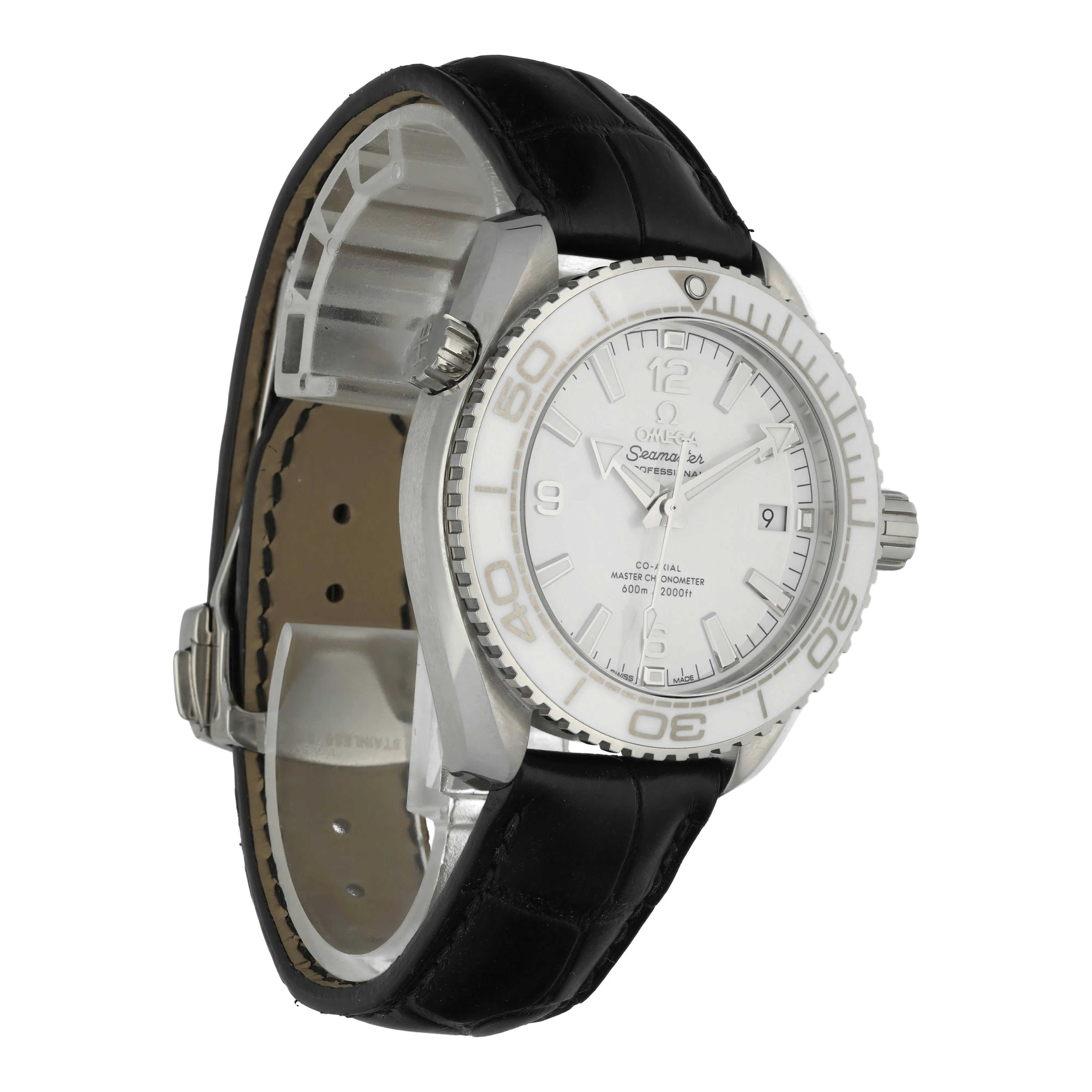 Omega Seamaster Planet Ocean 215.33.40.20.04.001 White Ceramic Watch
