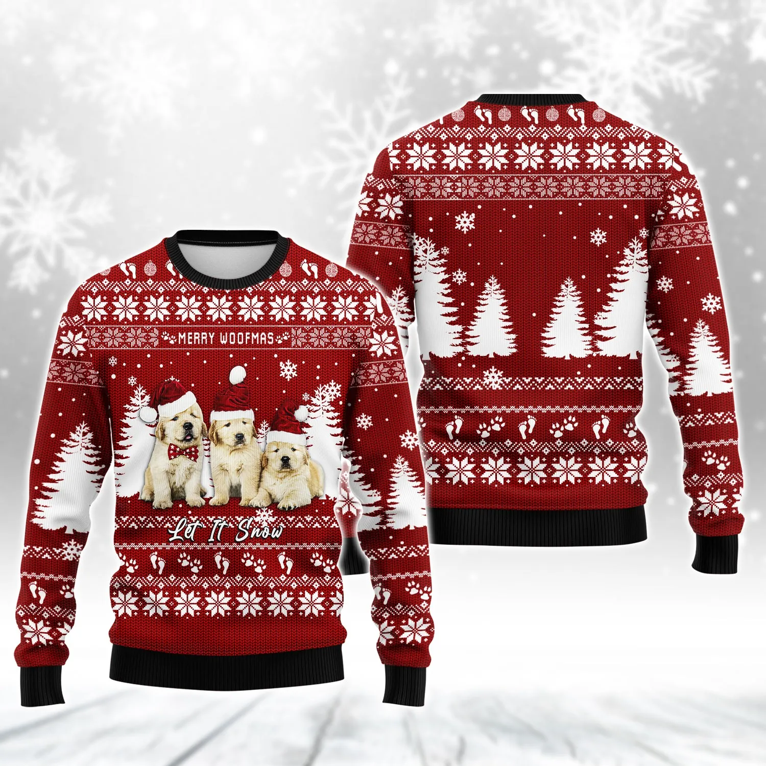 Puppy Golden REtriever 3D All Over Printed Shirts