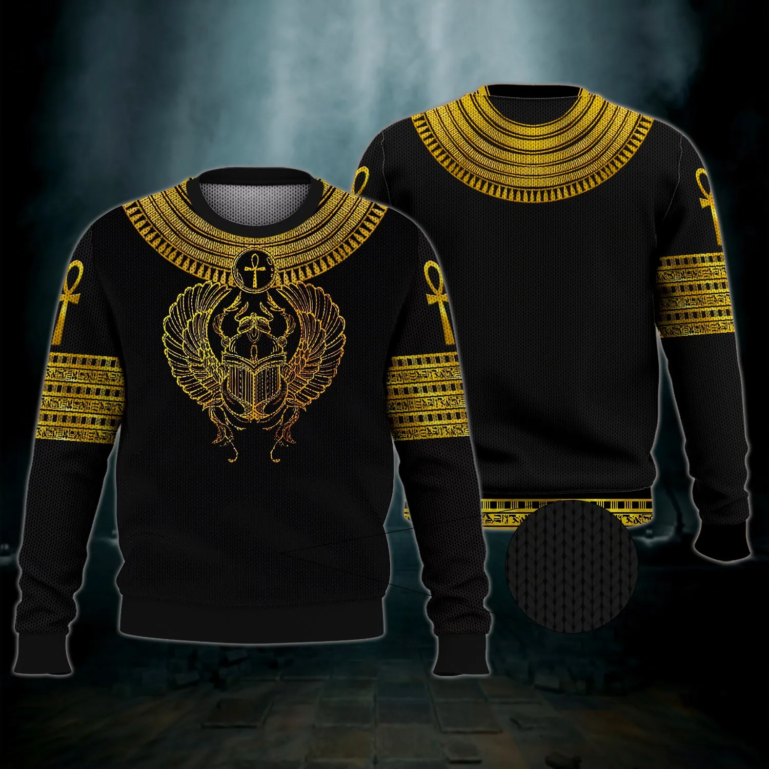 Scarab With Ankh , Ancient Egypt 3D Shirts